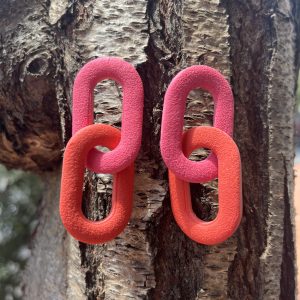 Anelles rosa i taronja